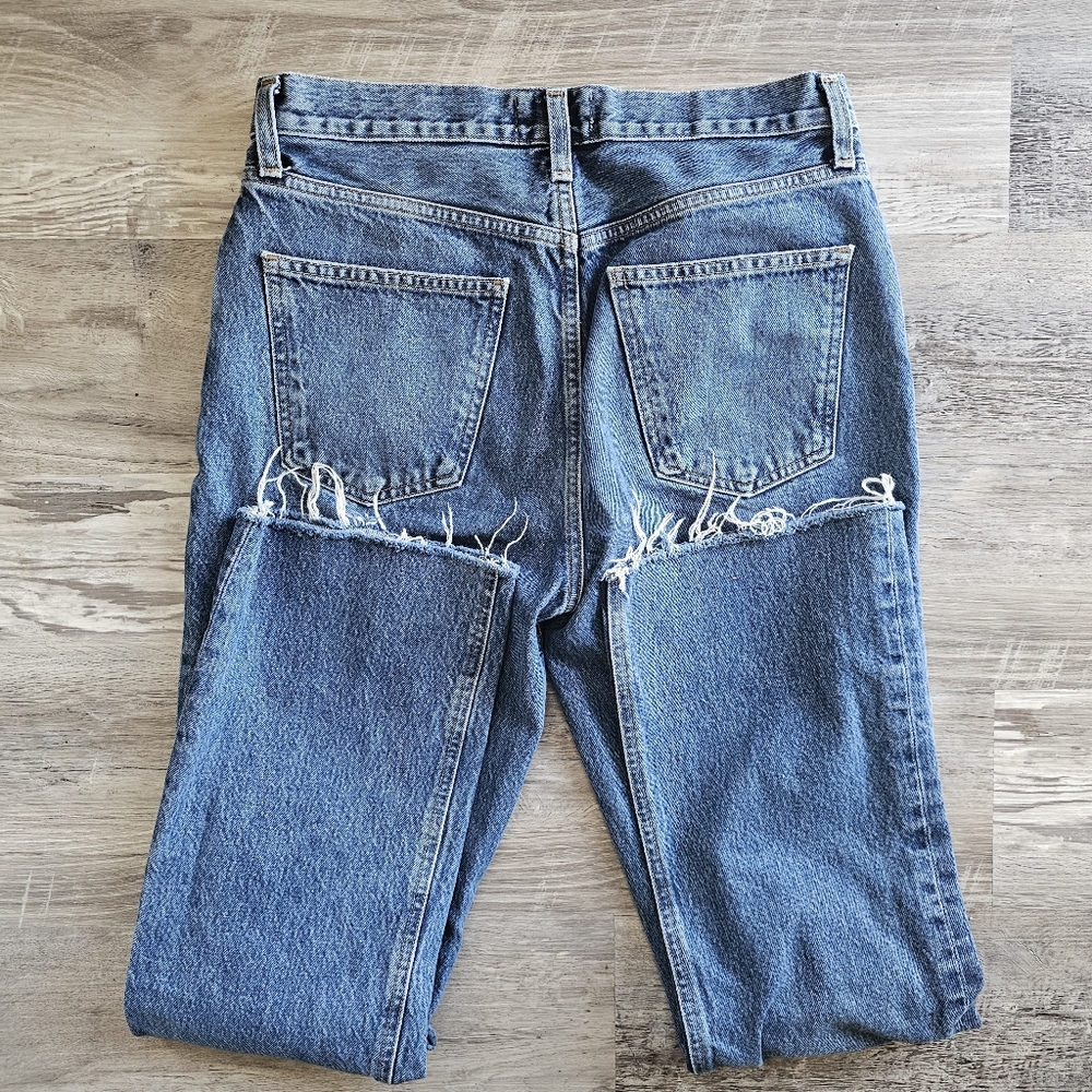 Agolde Jeans With Button Up Fly And Ram Hem Size 27 - Picture 11 of 11